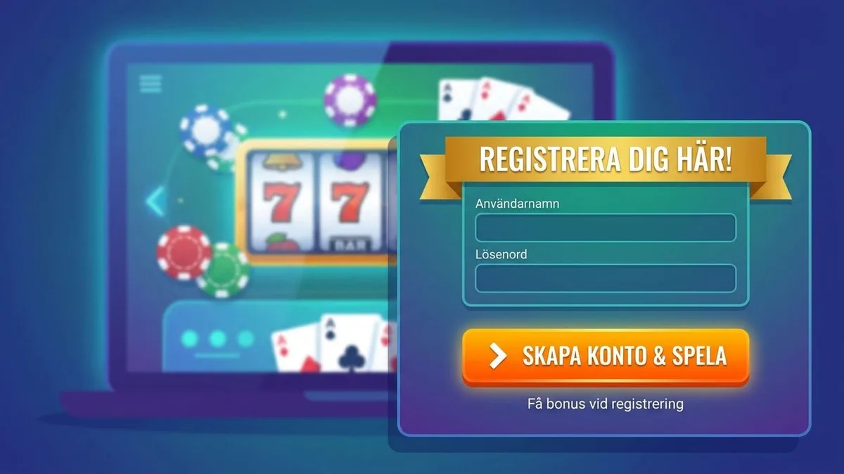 Registrera dig med bonus